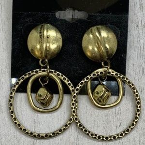 Gold Fashion Earrings